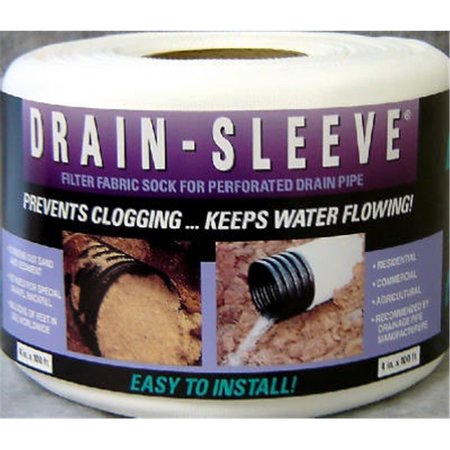ADVANCED DRAINAGE SYSTEMS 0420HA 4 in. x 100 ft. Drain Sleeve AD570419
